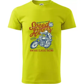 Pánské tričko Speed Racer 2 - Klasické pánské triko vyšší gramáže - 3XL ( Limetková )