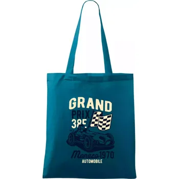 Grand Prix - Taška bavlněná - 42 x 38 cm ( Petrolejová )