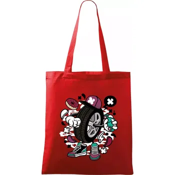 Gumák - Taška bavlněná - 42 x 38 cm ( Červená )