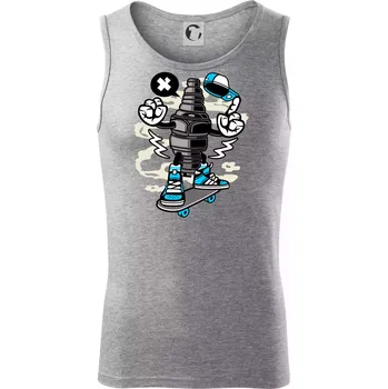 Svíčkař - Tílko pánské Core - 2XL ( Tmavě šedý melír )