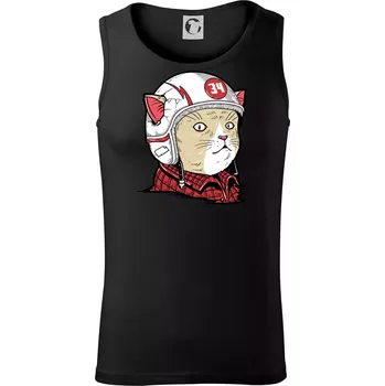 Pánské termoprádlo Moto kocour - Tílko pánské Core - L ( Černá )