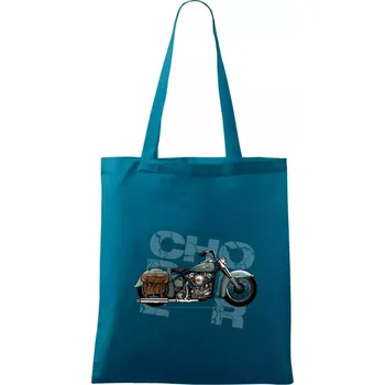 Chopper 003 - Taška bavlněná - 42 x 38 cm ( Petrolejová )