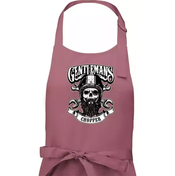 Kuchyňská zástěra Gentlemans Chopper - Dámská zástěra na vaření - Univerzální velikost ( Starorůžová )