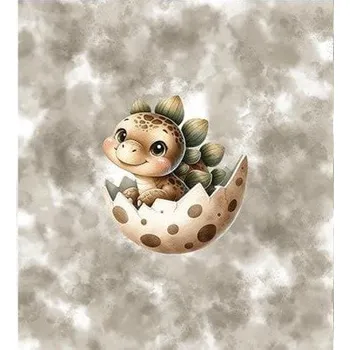 Panel - Úplet- Hnědý dinosauřík