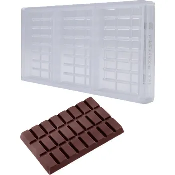 Forma na pečení Chocolate World Forma na čokoládu pro profesionály - 3 tabulky - vyrobeno v Belgii