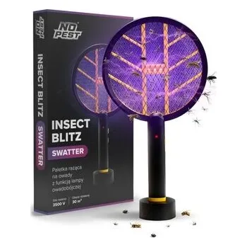 Elektrický lapač NO Pest Elektrická plácačka Insect Blitz