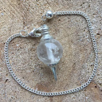 Přívěsek Kyvadlo s koulí - s křišťálem BL165