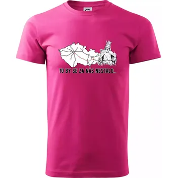 D1 - to by se za nás nestalo - Klasické pánské triko vyšší gramáže - S ( Purpurová )