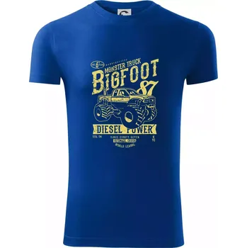 Pánské tričko Big Foot - Viper FIT - Pánské zůžené tričko - M ( Královská modrá )