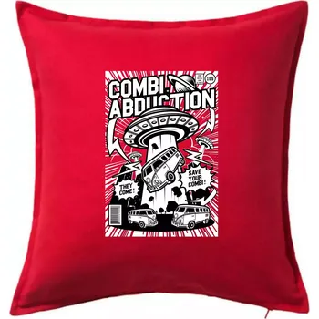 Polštář Combi abduction - Polštář 50x50 - 50x50 - Pouze potah ( Červená )