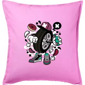 Polštář Gumák - Polštář 50x50 - 50x50 - Pouze potah ( Růžová )