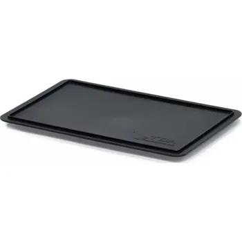 Přepravka na jídlo Víko k ESD Euro přepravce 30 cm × 20 cm, černá