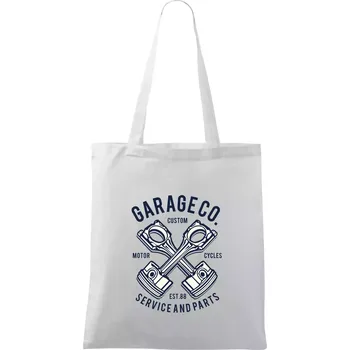 Garage Co - Taška bavlněná - 42 x 38 cm ( Bílá )