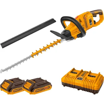 Nůžky na živý plot Ingco CHTLI400282 AKU nůžky na živý plot vč. 2ks baterie a nabíječky