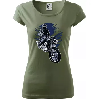 Dámské tričko Night Rider - Dámské triko Pure - XS ( Khaki )