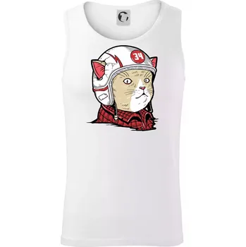 Moto kocour - Tílko pánské Core - M ( Bílá )