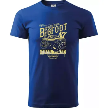 Pánské tričko Big Foot - Triko extra velké (5-8XL) - 8XL ( Královská modrá )