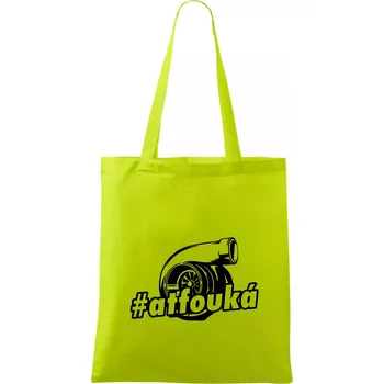 Ať fouká - Taška bavlněná - 42 x 38 cm ( Limetková )