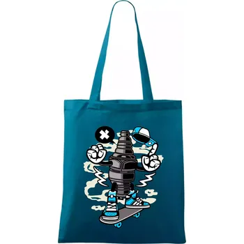 Svíčkař - Taška bavlněná - 42 x 38 cm ( Petrolejová )