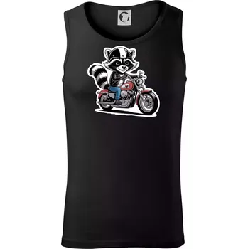 Pánské termoprádlo Mýval na motorce kreslený - Tílko pánské Core - XL ( Černá )