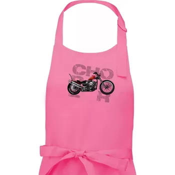 Kuchyňská zástěra Chopper 004 - Pánská zástěra na vaření - Univerzální velikost ( Růžová )