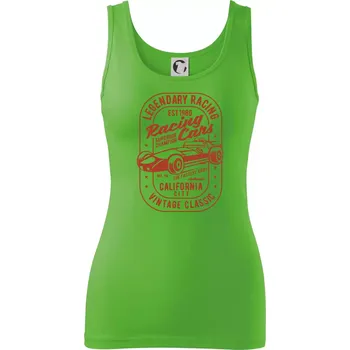 Dámské tričko Legendary Racing Cars - Dámské tílko - XS ( Apple Green )