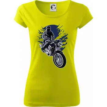 Night Rider - Dámské triko Pure - S ( Limetková )