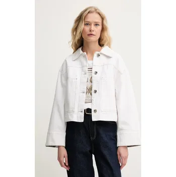 Pánská softshellová bunda Bavlněná bunda Mos Mosh 168190 bílá 00X, vel. M