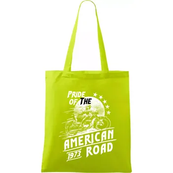 American Pride - Taška bavlněná - 42 x 38 cm ( Limetková )