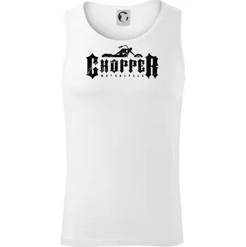 Chopper nápis - Tílko pánské Core - L ( Bílá )