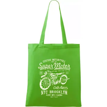 Super Motor - Taška bavlněná - 42 x 38 cm ( Apple Green )