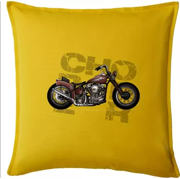 Polštář Chopper 002 - Polštář 50x50 - 50x50 - Pouze potah ( Žlutá )