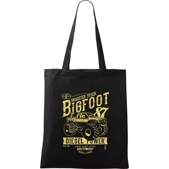 Big Foot - Taška bavlněná - 42 x 38 cm ( Černá )
