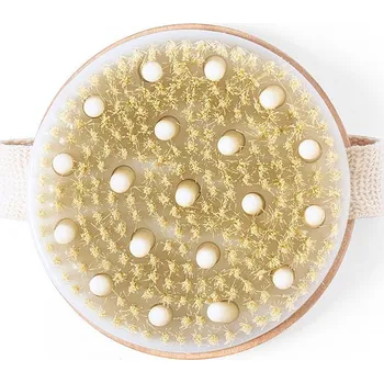 Koupelový kartáč Ruck - Exfoliační masážní kartáč, dřevo