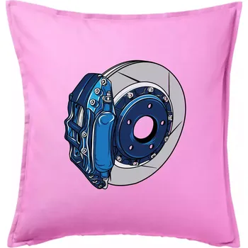 Polštář Auto kotoučová brzda - Polštář 50x50 - 50x50 - Pouze potah ( Růžová )