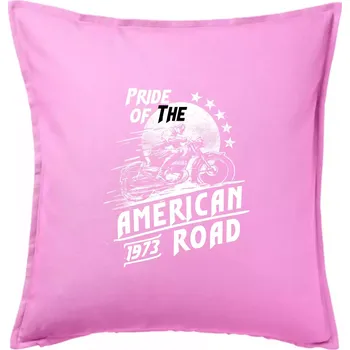 Polštář American Pride - Polštář 50x50 - 50x50 - Pouze potah ( Růžová )