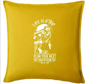 Polštář Life Is a Trip - Polštář 50x50 - 50x50 - Pouze potah ( Žlutá )