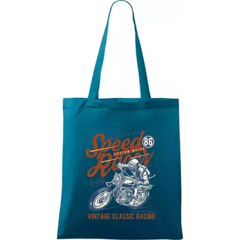 Speed Racer 2 - Taška bavlněná - 42 x 38 cm ( Petrolejová )