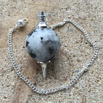 Přívěsek Kyvadlo s koulí - s měsíčním kamenem BL164