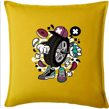 Polštář Gumák - Polštář 50x50 - 50x50 - Pouze potah ( Žlutá )