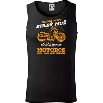 Motorkář - možná jsem starý - Tílko pánské Core - L ( Černá )