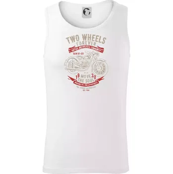 Two Wheels Forever 2 - Tílko pánské Core - 2XL ( Bílá )