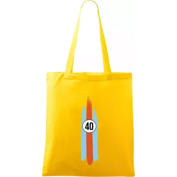 Vintage Race 40 - Taška bavlněná - 42 x 38 cm ( Žlutá )