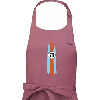 Kuchyňská zástěra Vintage Race 70 - Pánská zástěra na vaření - Univerzální velikost ( Starorůžová )