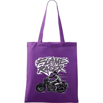 Flame Racer - Taška bavlněná - 42 x 38 cm ( Fialová )