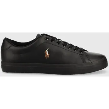 Pánské tenisky Kožené sneakers boty Polo Ralph Lauren 816884372002.001 černá 99X, EUR 45