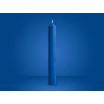 Svíčka Svíce rituální modrá