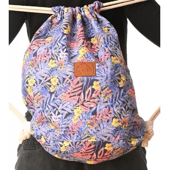 Outdoorové zavazadlo Batoh listy pestrobarevný 0038