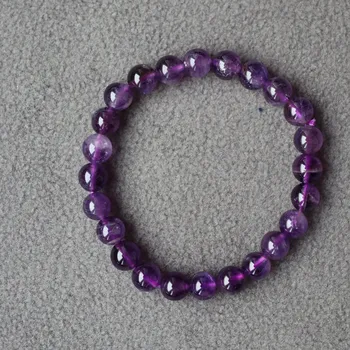 Náramek Náramek - Ametyst kulička 8 mm
