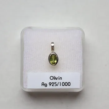 Přívěsek Přívěsek - Olivín, AG 925/1000, PL17